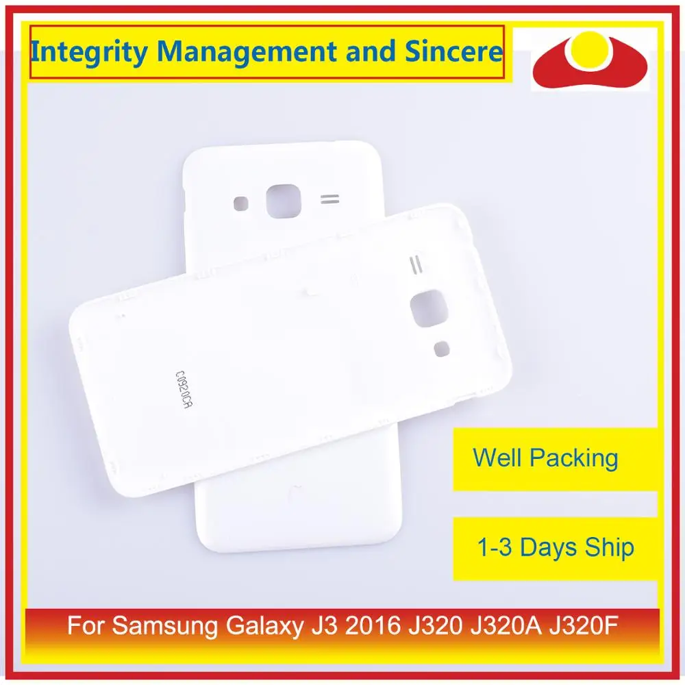 10 шт./лот для Samsung Galaxy J3 2016 J320 J320A J320F J320M J320FN корпус батарейного отсека задняя