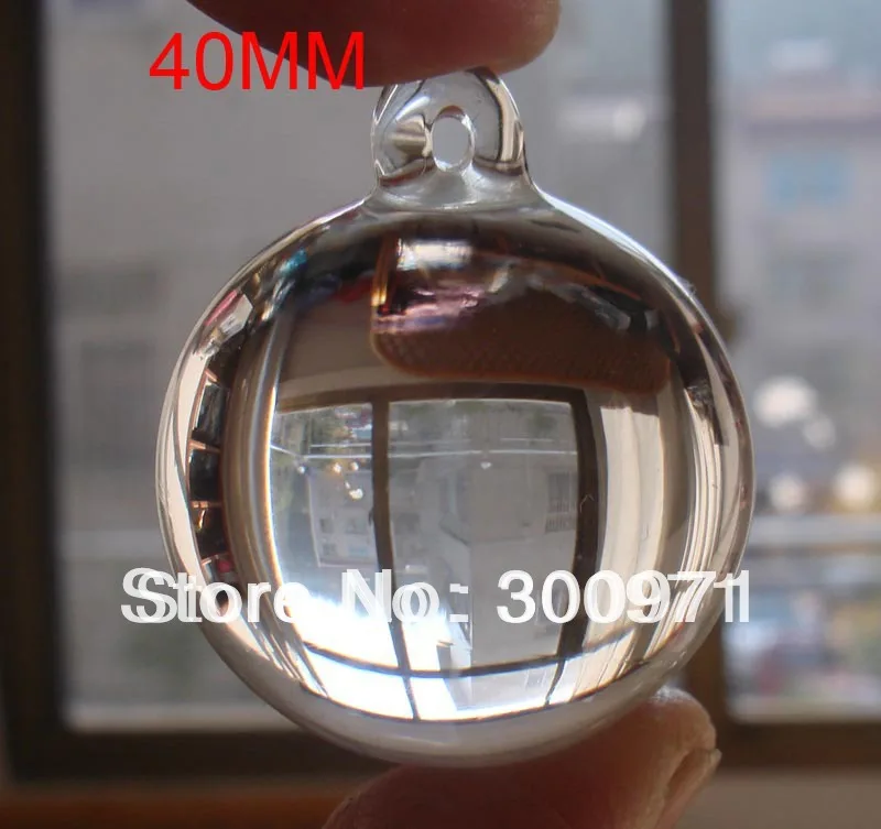 48pcs/Lot 40mm Transparent Crystal Hanging Ball X'mas &amp Wedding Pendant Party Event | Chandelier