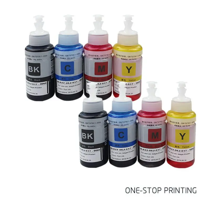 

8PCS Non OEM dye ink Refill Kit for Epson L100 L110 L120 L132 L210 L222 L300 L312 L355 L350 L362 L366 L550 L555 L566 printers