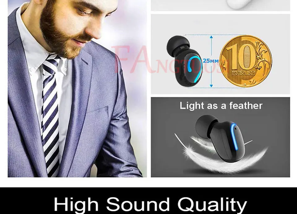 FANGTUOSI, новинка, Q67 TWS, Bluetooth 5,0, беспроводные наушники, 3D стерео гарнитура, свободные руки, спортивные, водонепроницаемые, наушники для iPhone