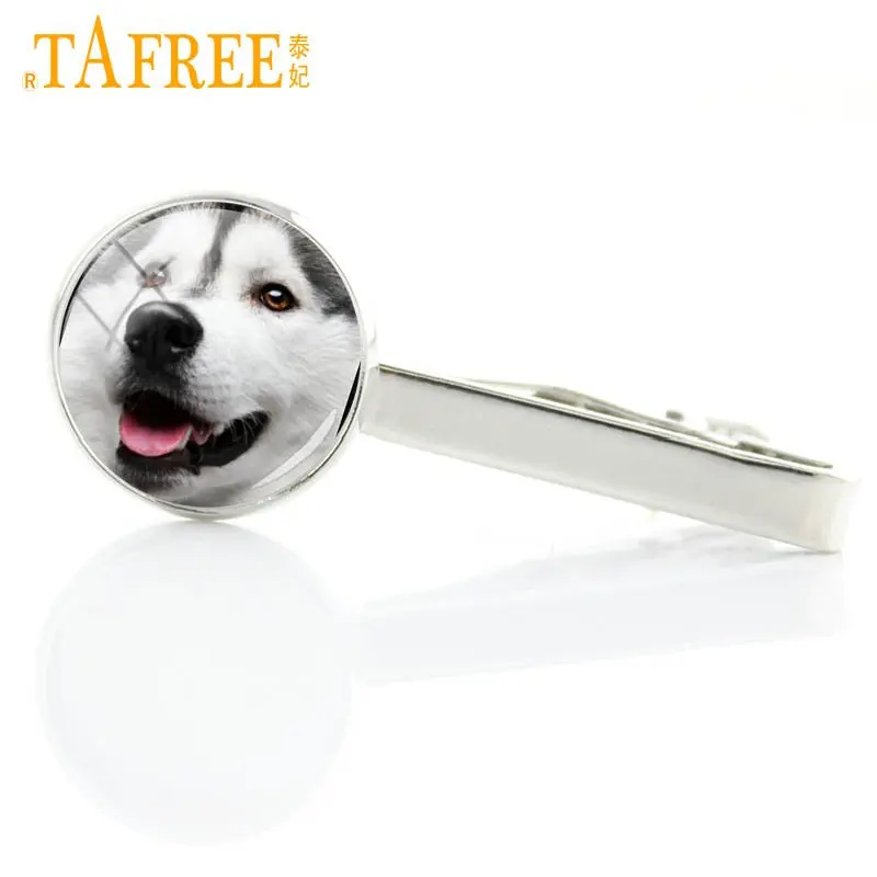 TAFREE новые модные подарки для любителей собак мужские зажимы для галстуков ретривер боксер Пудель корги животные Любовь Собака талисманы галстук бар булавки ювелирные изделия DG19 - Окраска металла: DG33