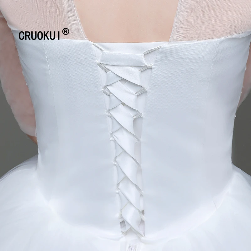 Кружевное бальное платье принцессы CRUOKUI винтажное кружевное мусульманское