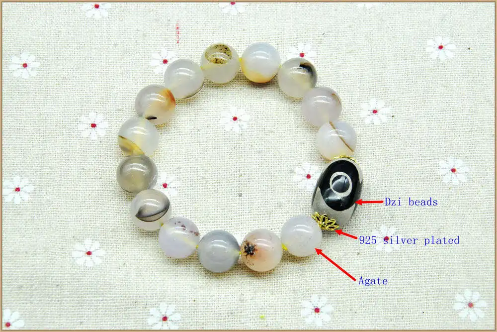 Yumten Diy натуральные изумрудные камни Kehribar колье bracciali Donna Pulseira Masculina мужские и