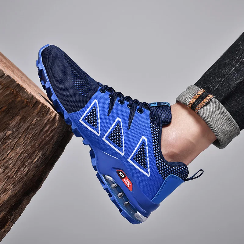 Кроссовки для бега Phymonal серого цвета для мужчин, сетчатый верх, дышащие, спортивные, взрослые, для активного отдыха на открытом воздухе, размер 31.