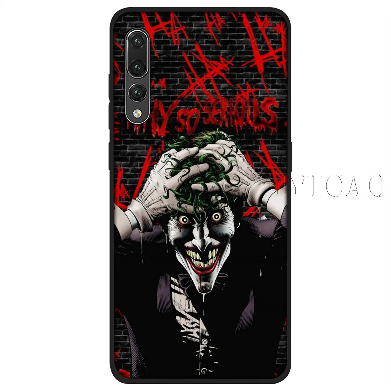 IYICAO Мягкий силиконовый чехол для телефона с Бэтменом джокером Huawei P30 P20 Pro P10 P9 P8 Lite