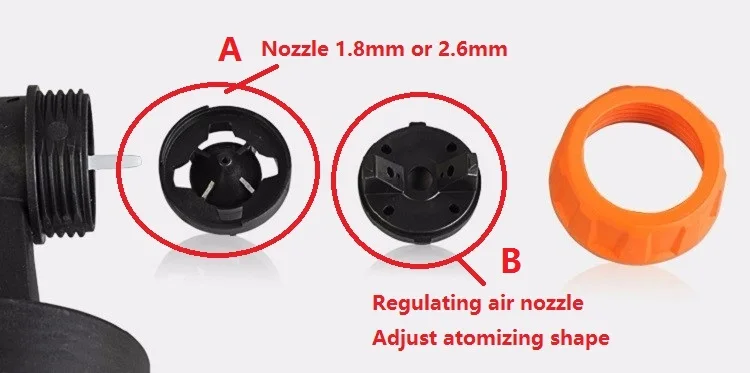 2 шт. насадки для распылителя краски|spray paint nozzle|spray gun nozzlepaint spray nozzle |