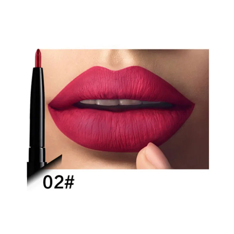 Niceface карандаш для макияжа губ 12 видов цветов водостойкие сексуальные красные