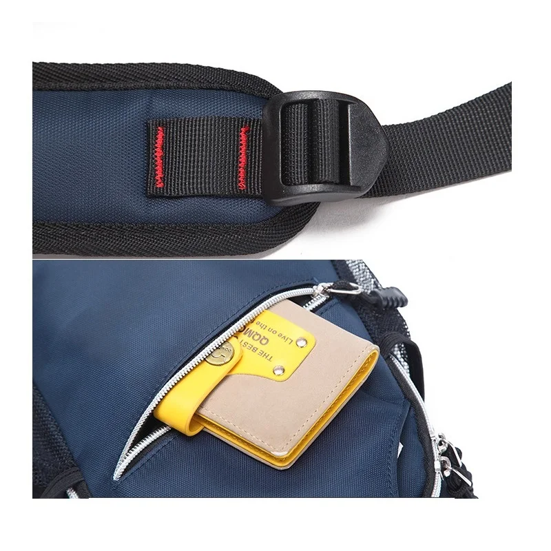 2020 Мужская нагрудная сумка через плечо гарнитура отверстие подходит для музыки