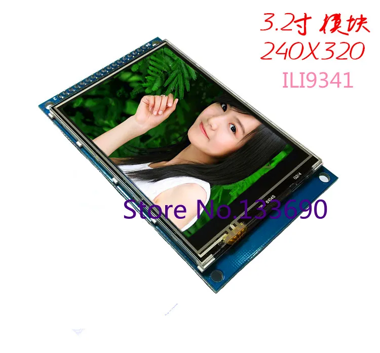 3,2 дюймов TFT ЖК сенсорный экран модуль Дисплей Ultra HD 320X240 240x320 ILI9341 16 бит для STM32 C51 XPT2046 ШИМ управление 34PIN 3,3 В