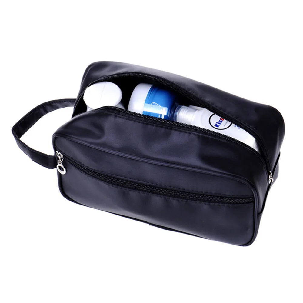 Дорожная Водонепроницаемая Мужская туалетная сумка из нейлона на молнии
