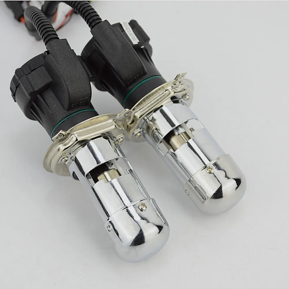 1 пара DC 35w bi xenon H4 3 HID BIXENON Сменная Лампа фара 4300K 6000K 8000K Hi/Lo релейный жгут|bi h4|xenon