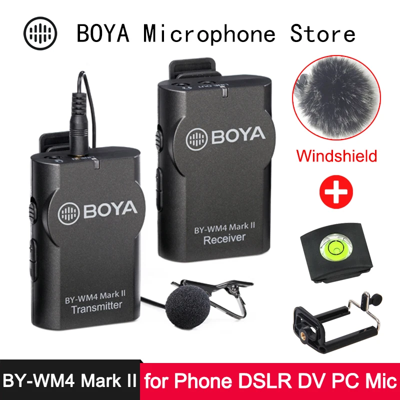 Телефон Беспроводной микрофон для iPhone Android SLR и dslr камер Камера DV видеокамера PC