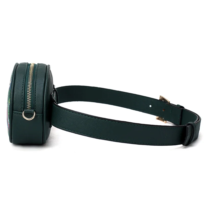 HCH-новые женские зеленые Сумки из искусственной кожи с мультяшным принтом на