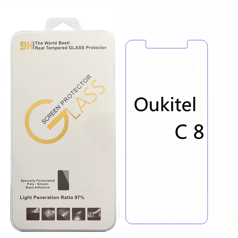 Новинка для oukitel C8/C5 Pro/ C3/ K3 закаленное стекло 9H 2.5D Высококачественная Защитная