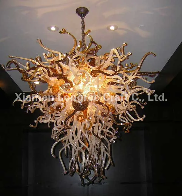 

C50-Energy Saving Led Light Hand Blown Stained Glass Chandelier Lights