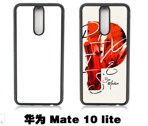 2D сублимационный резиновый чехол из ТПУ и поликарбоната для huawei Mate 10 Lite pro Coque с