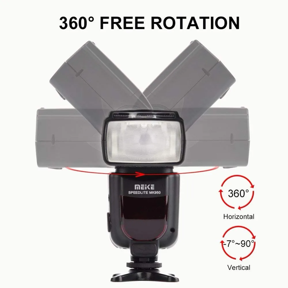 Meike MK950 i-ttl Speedlite 8 ярких Управление вспышки для Nikon D7100 D7000 D5300 D5200 D5100 D5000 D3100 D3200 D750 D600 D90 D80