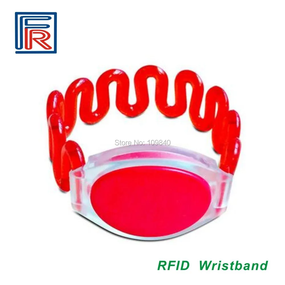 500pcs 13.56MHz 1K S50 Bracelet,waterproof ABS RFID wristbands for access control/spa/Fitness/swimming