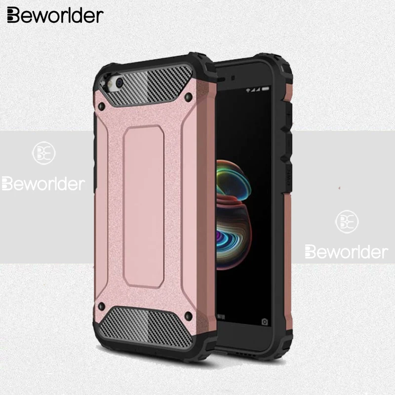 Чехол beworld для Xiaomi Redmi GO ударопрочный двухслойный TPU PC полная защита броня Жесткий