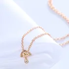 Kinitial ожерелье гриб кулон подарочные украшения ожерелья для женщин эффектные длинные цепочка свитер ожерелье колье