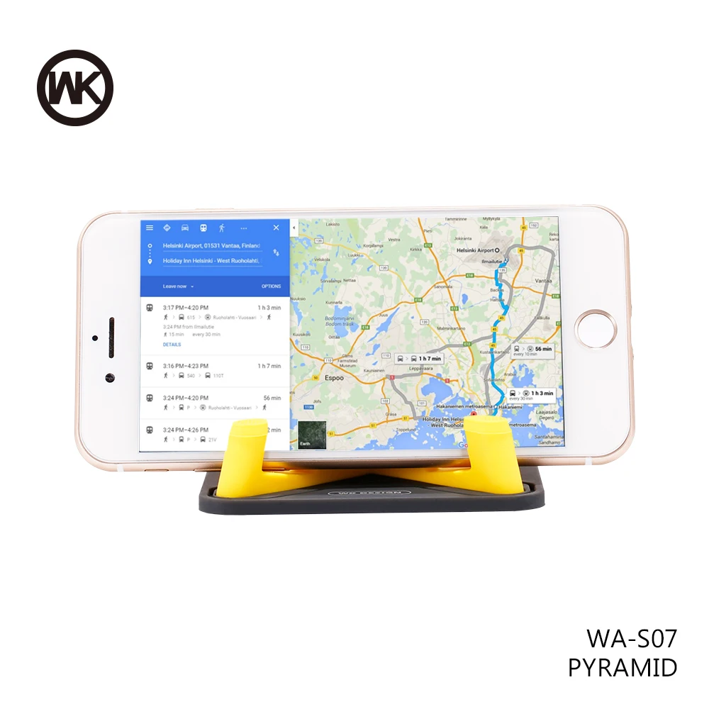 Дизайн WK универсальный силиконовый Противоскользящий коврик автомобильный