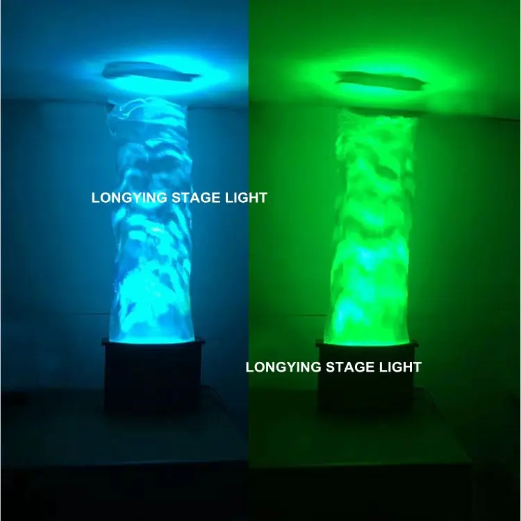 Бесплатная доставка 2 шт./лот RGB 3 в 1 цветной светодиодный пламенный свет 24x3 Вт