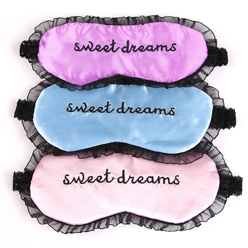 10 шт. защитные очки с кружевной вышивкой маска для сна повязка на глаза чехол