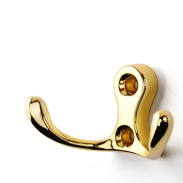 305 Gold KAK, 5 шт./лот, цинковый сплав, бронза, вешалки для одежды, настенные крючки, пальто, сумка, шляпа, подвесные крючки для ванной и кухни, Anitque стойки с винтами - Цвет: 305 Gold