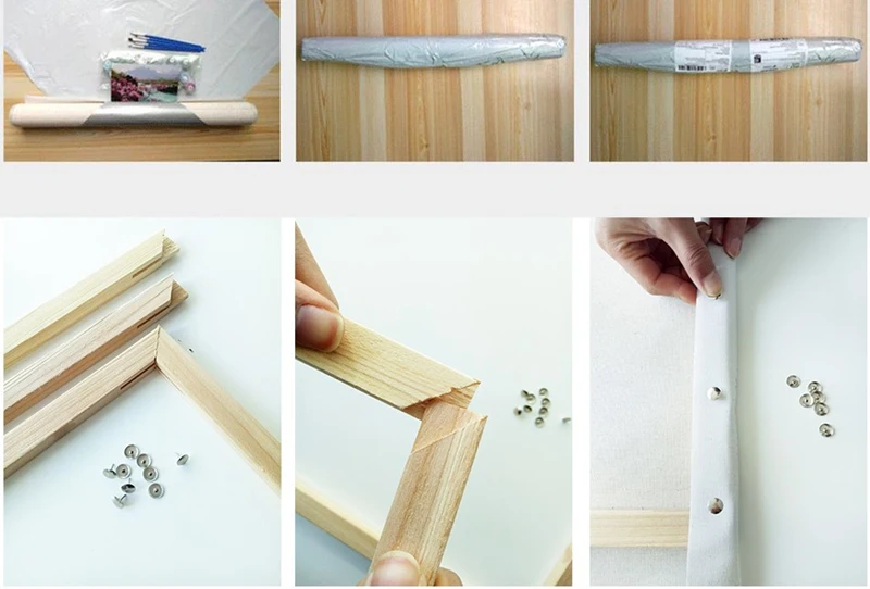 В рамке австрийский городской пейзаж DIY картина маслом по номерам Современная