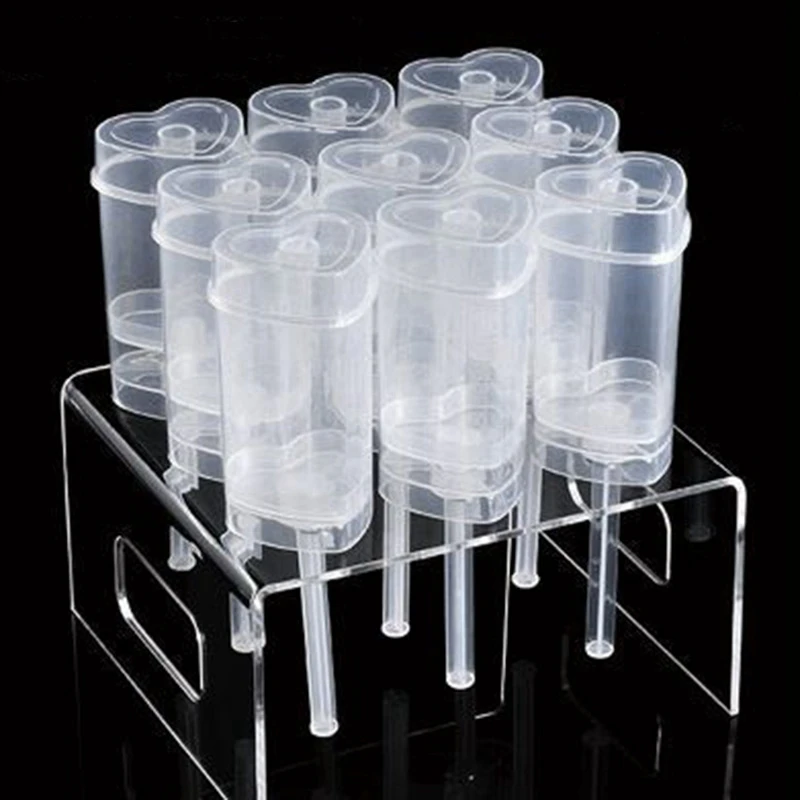 30Pcs Heart Shaped Cakes Dessert Push Up Cake Tool Ice Cream Containers For Cupcakes Mold Diy |