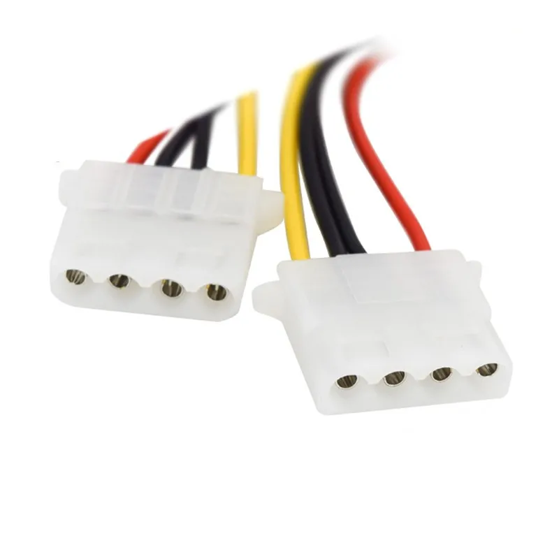 Блок питания IDE для компьютера 50 шт./лот 20 см 4-контактный разъем Molex LP4 папа-Мама 2