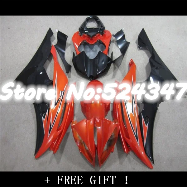 

Фэй-YZF R6 08 09 10 11 12 YZF-R6 оранжево-черный! YZF 600 YZFR6 2008 2009 2010 2011 2012 YZF600 обтекатель