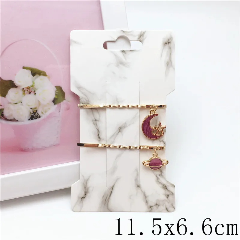 11.5x6.6cm 100 шт многостильные заколки для волос, аксессуары для волос, ювелирная открытка, модные заколки для волос, винтажная Классическая открытка - Цвет: 11.5x6.6cm