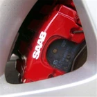 Наклейки на тормозной суппорт SAAB, значки 900 96 99 90 9000 9-3 9-5, для 4 шт.