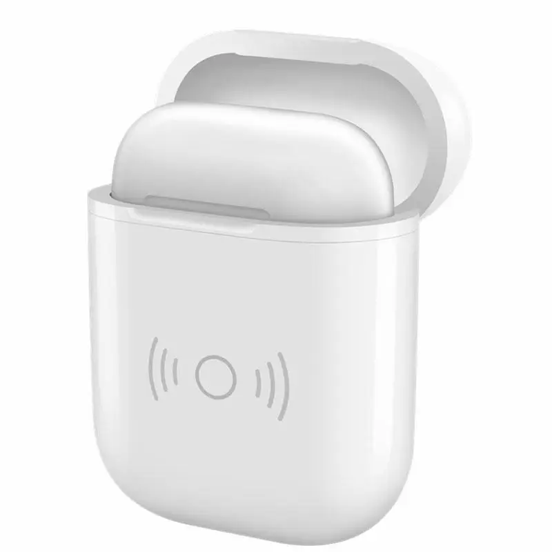 Хоббилан беспроводной чехол для зарядки для Airpods QI Стандартный беспроводной зарядный приемник крышка совместима с любым беспроводным зарядным устройством d20