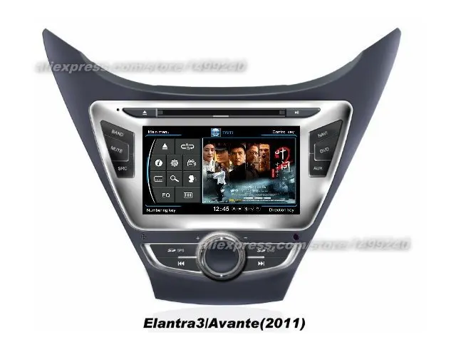 Goede Voor Hyundai Avante 2011 ~ 2013-Auto GPS Navigatiesysteem + Radio TV DVD IPod BT 3G WIFI HD Screen Multimedia Systeem