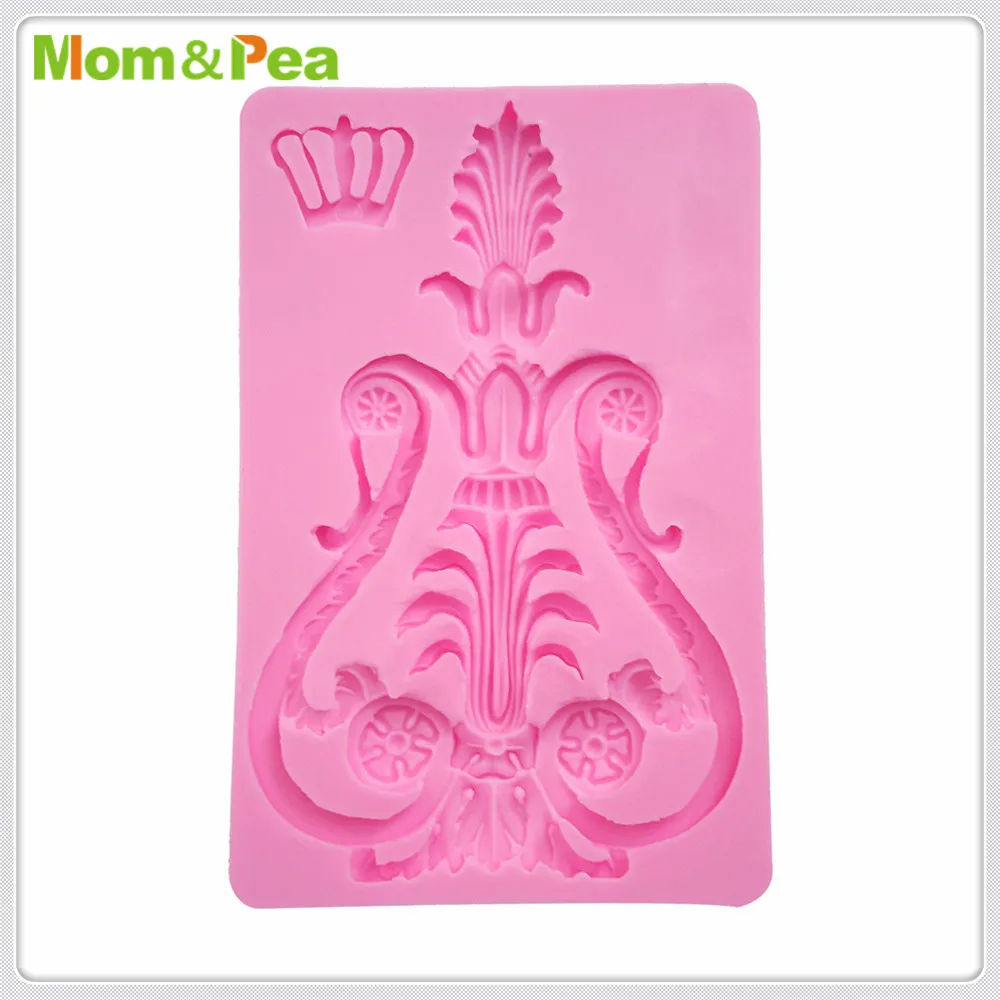 Mom & Pea MPA1941 силиконовая форма с короной украшение торта помадка торт 3D пищевого