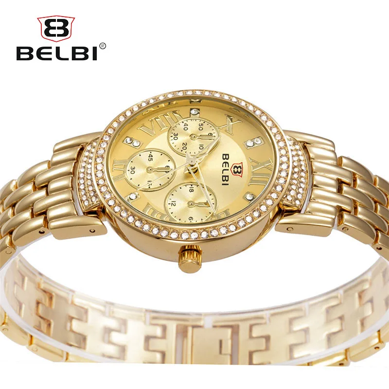 Римская цифра женские часы с тремя контактами циферблат дисплей для ретро женщин