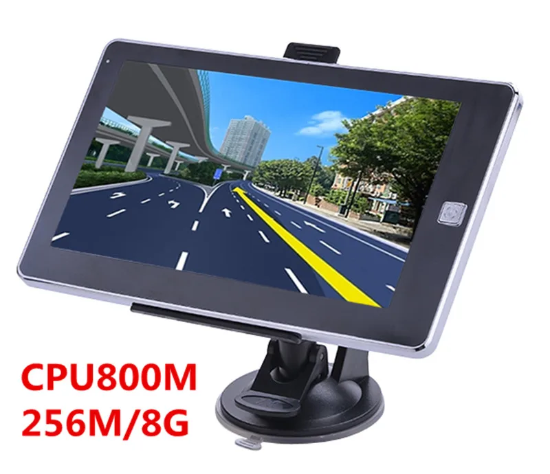 30 шт. 7 дюймов емкостный 800*480 Автомобильный gps навигация 128 M/8 GB CPU800Mhz + многоязычный
