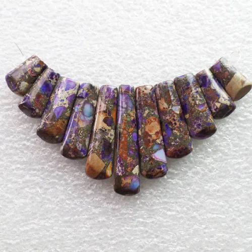 Бесплатная доставка 11 шт красивый фиолетовый морской осадочный Jaspers & Пирит Кулон