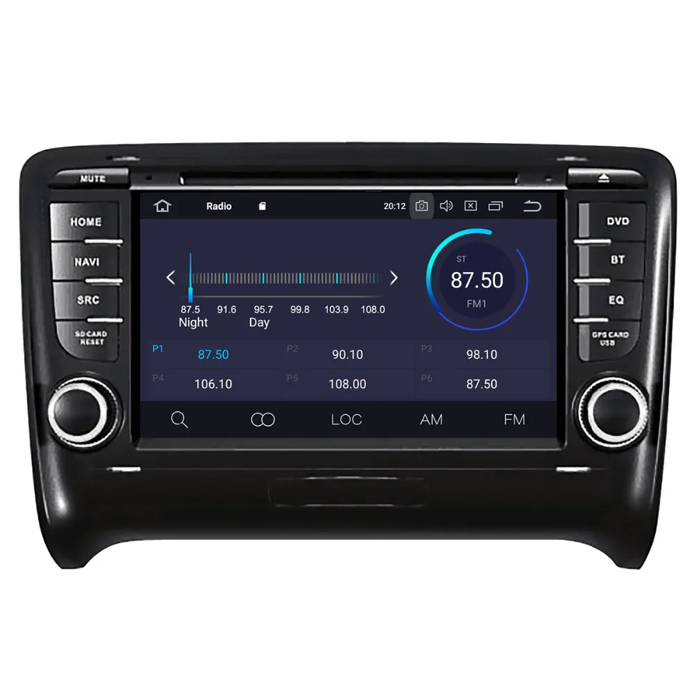 Автомобильный мультимедийный плеер 2 Din 4 + 32 ГБ Android 9 0 для AUDI TT MK2 8J 2006 2007 2008 2009 2010 2011