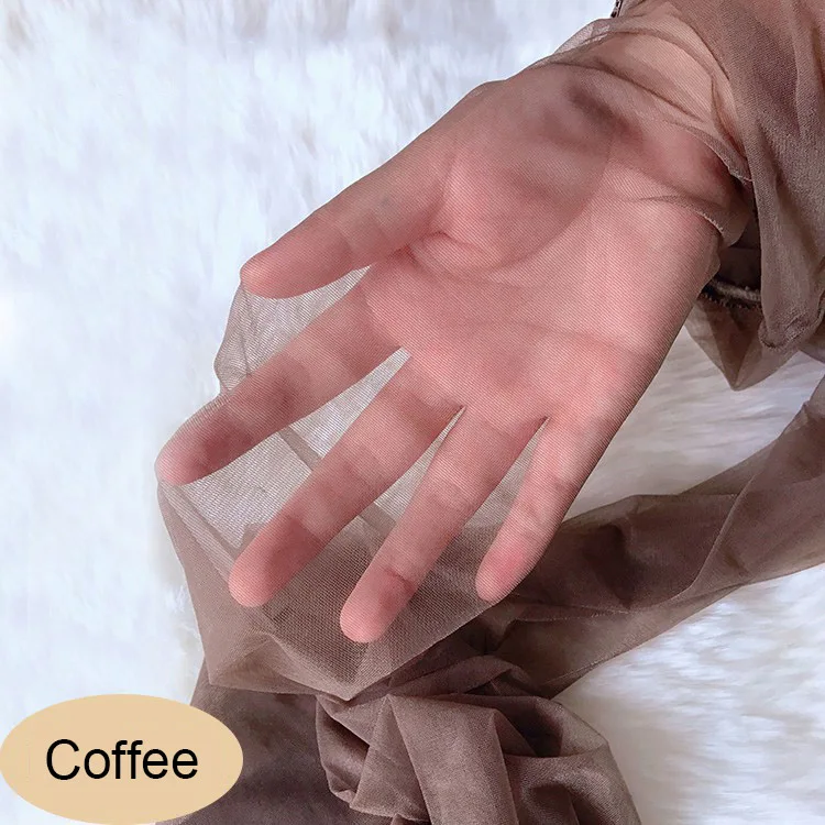 coffee 1 линия промежности колготки ультратонкие прозрачные бесшовные колготки Medias дамы 0D перспектива искушение невидимые чулки - Цвет: coffee