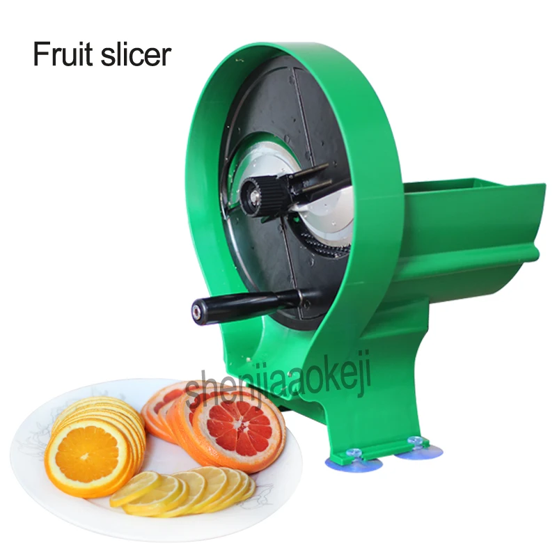 Manual Fruit Slicer Commercial Adjustable thickness sliced lemon slicer Potato Ginger Lotus Root orange apple 1pc | Бытовая техника