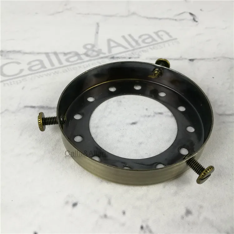 2 шт./партия D68mm* H13mm кольцо для крепления рассеивателя, железные 8 цветов тенты чашки винтажные железные каркасы абажуров DIY светоотражающий абажур фиттеры