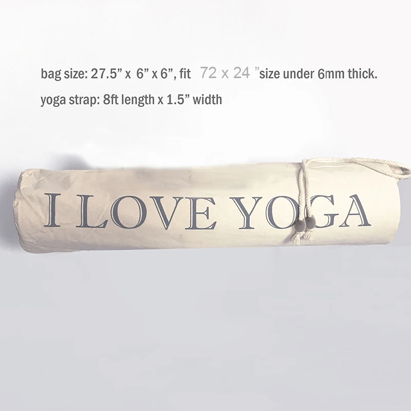 Сумка для коврика йоги прочный холщовый рюкзак сумка переноски на шнурке