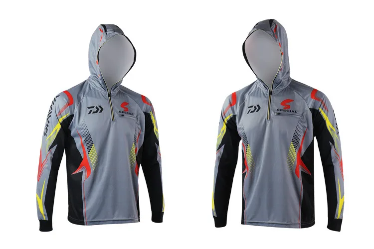 4 стиля Мужская быстросохнущая дышащая рубашка с капюшоном для рыбалки большие