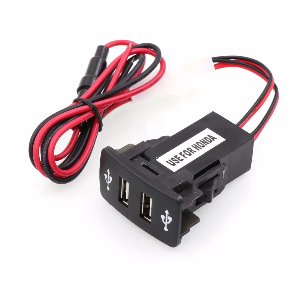 2.1A 1.2A 2xusb Интерфейс со штыревой частью соединения Зарядное устройство Применение