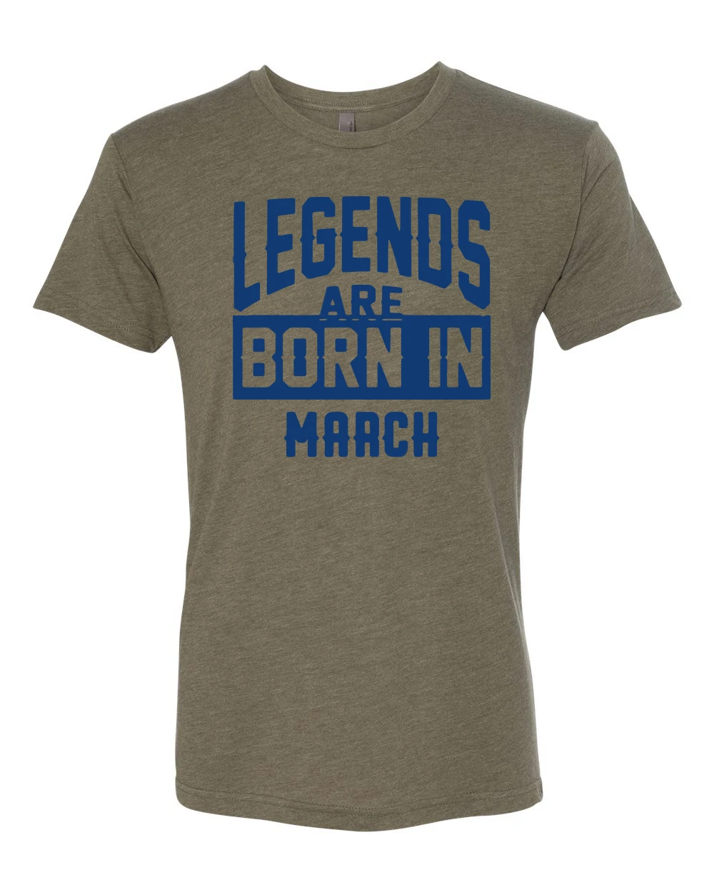 Мягкая футболка на день рождения Legends Are Born March Подарок годовщину | Мужская одежда