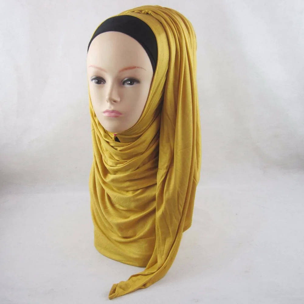 Одежда высшего качества Мода хлопок Джерси нескольких Цвет 180*80 см длинный шарф