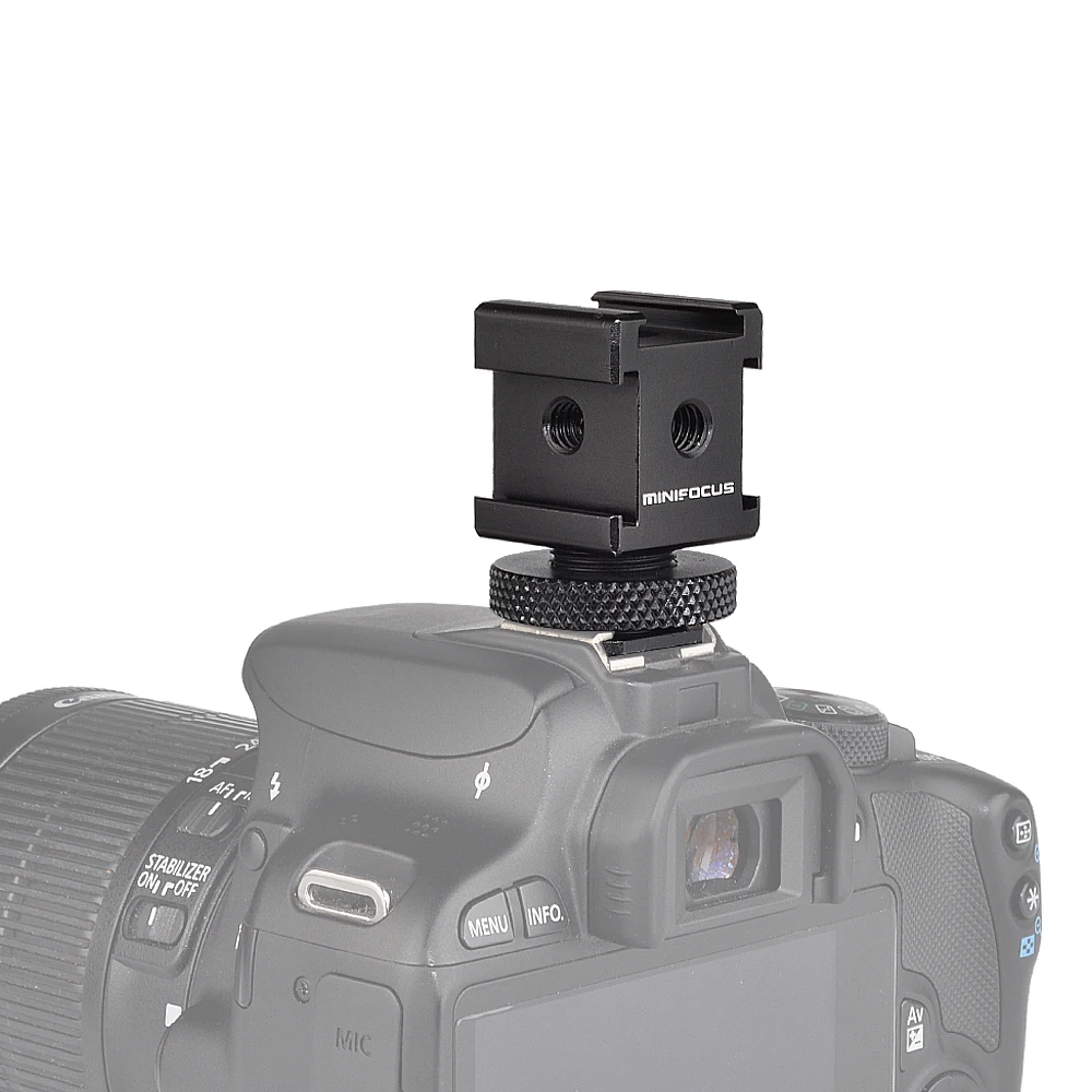 Алюминиевый адаптер для крепления камеры с 3 холодными башмаками Аксессуары